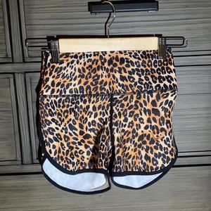 Violate the Dress Code Leopard Butt Scrunch Shorts